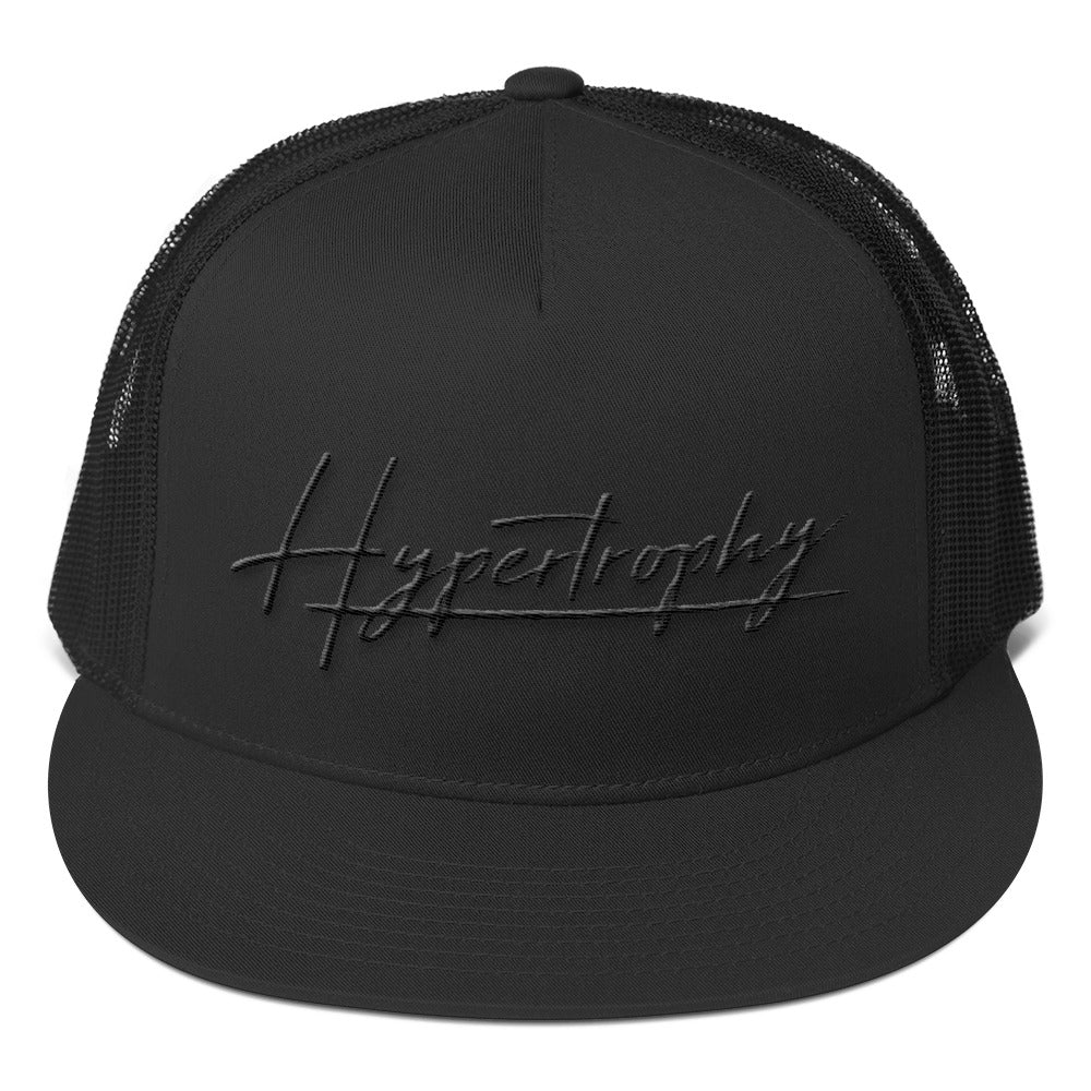 Signature Black on Black Trucker Cap