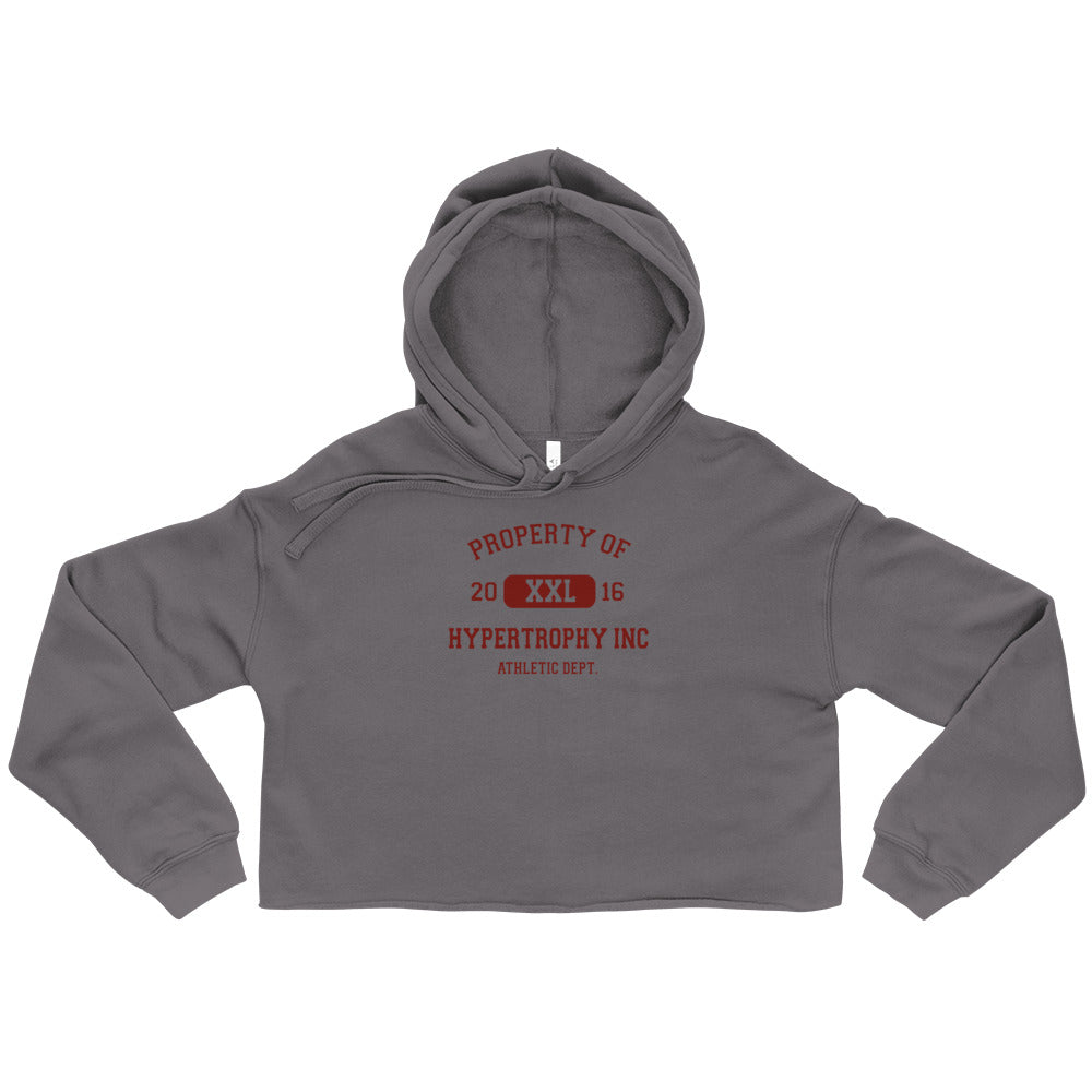 Property Of Crop Hoodie