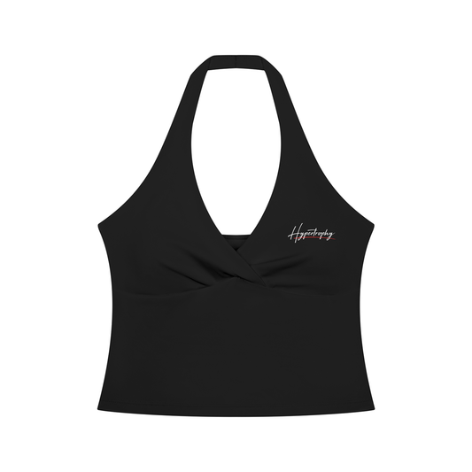 Able Ruched Halter Yoga Tank Top