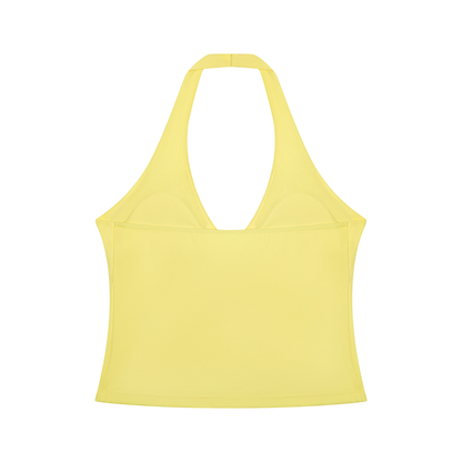 Able Ruched Halter Yoga Tank Top